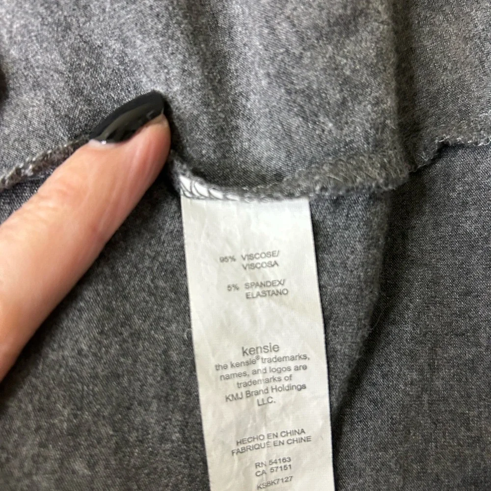 Source Unknown Gray Long Sleeve Dress